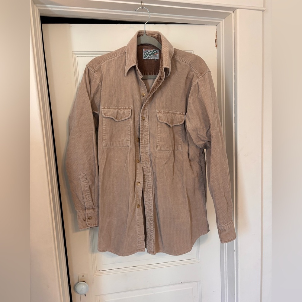 Outdoor Exhange Corduroy Button-Up Shirt/Shacket